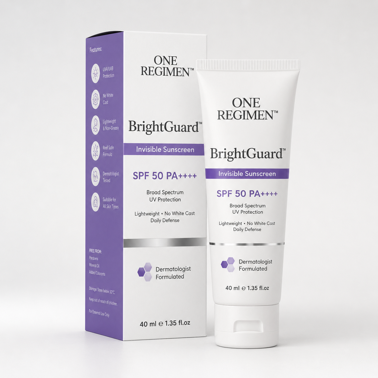 BrightGuard Invisible Sunscreen SPF 50 PA++++