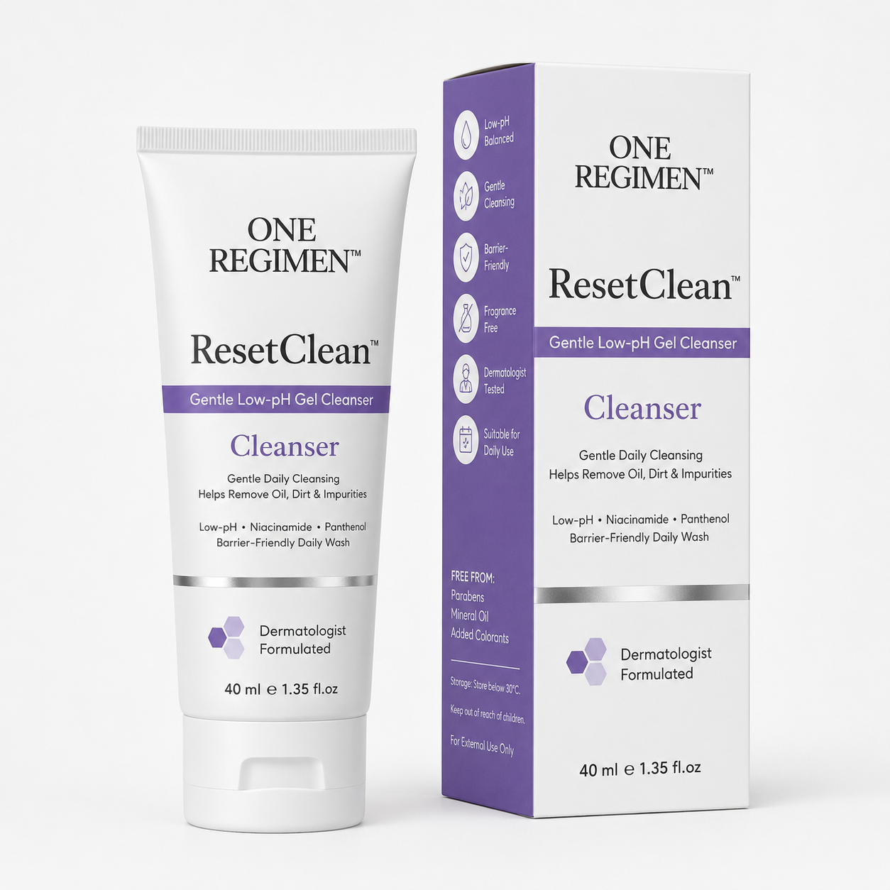 ResetClean Gentle Low-pH Gel Cleanser